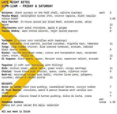 777 dublin|777 dublin menu.